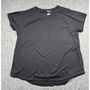 Tekโ Gear Plus Workout Wicking Polyester V-Neck Shirt Womens XL Black